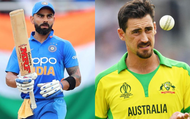Kohli vs Starc India vs Australia