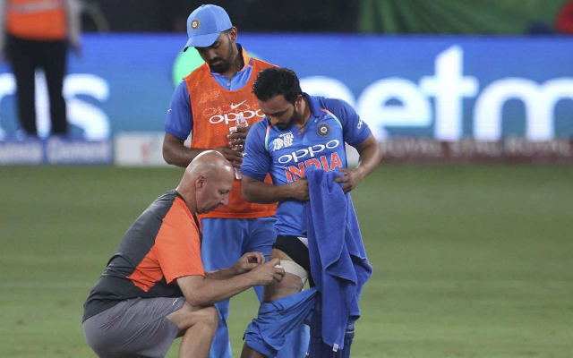 Indian player injury