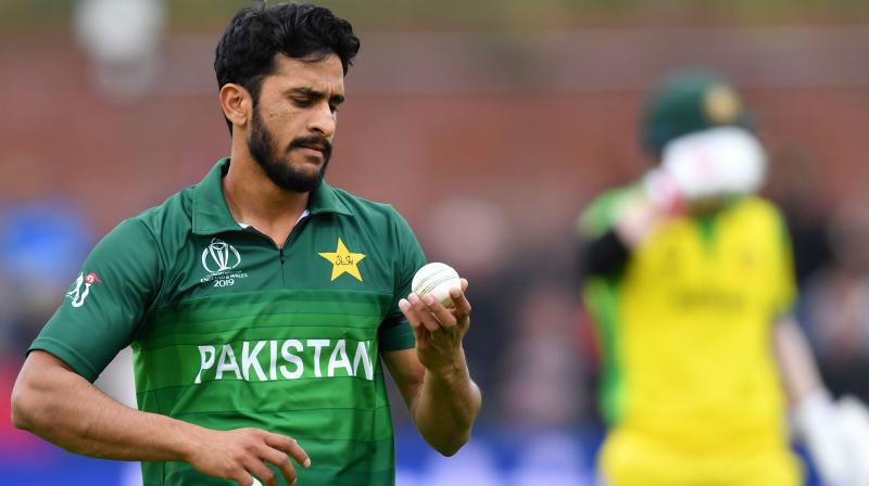 Middle finger Emoji used in tweet by PCB while wishing Hasan Ali Happy Birthday