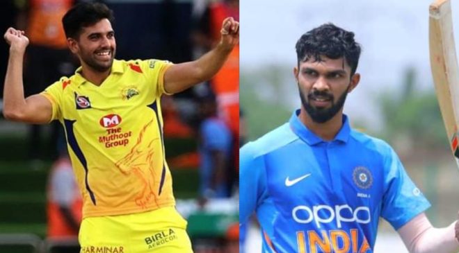 Deepak Chahar has recovered from COVID19