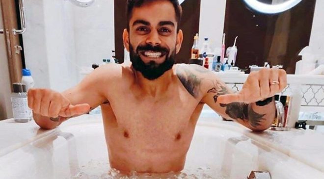 Kohli Relishes Ice Bath