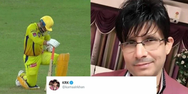 Kamaal R Khan Posts Disrespectful Tweet For MS Dhoni
