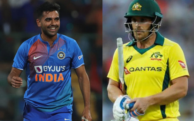 Chahar vs Finch India vs Australia
