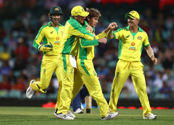 Aaron Finch Australia India