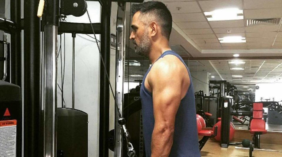 CSK Skipper MS Dhoni Hits The Gym On His Arrival In Ranchi