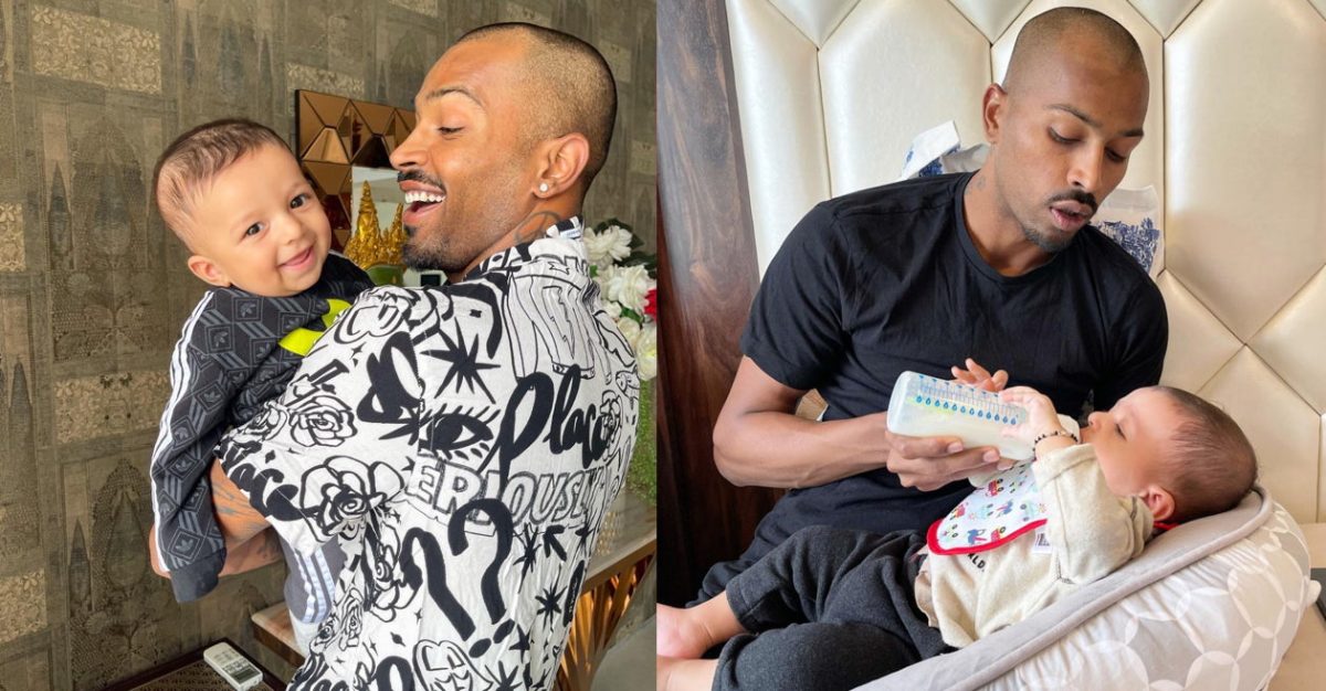Watch: Hardik Pandya Spending Quality Time With Agastya On His First Birthday