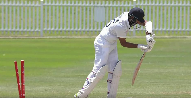 Watch – Cheteshwar Pujara’s Defence Breached By Michael Nesser In Warm-Up Game