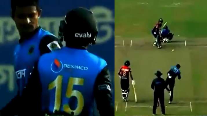 Watch – Mushfiqur Rahim Loses His Cool Again, Bullies To Hit His Teammate On-Field