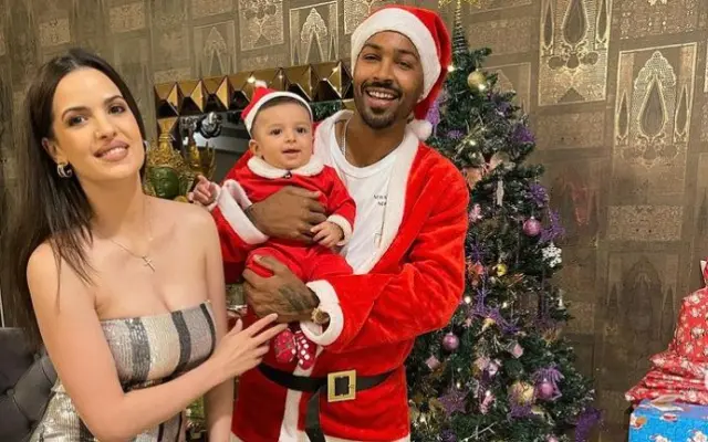 Hardik Pandya Turns Santa Claus To Celebrate With Family; See Pictures