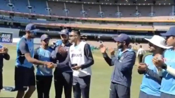 “You Have Earned This,” Ravichandran Ashwin Gives A Heartwarming Speech As He Presents Test Cap To Mohammed Siraj