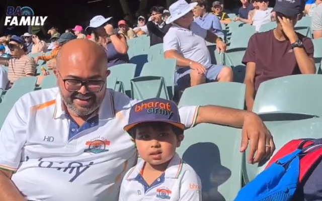 Jasprit Bumrah Meets 2-Year-Old Lovable Fan In Adelaide Oval