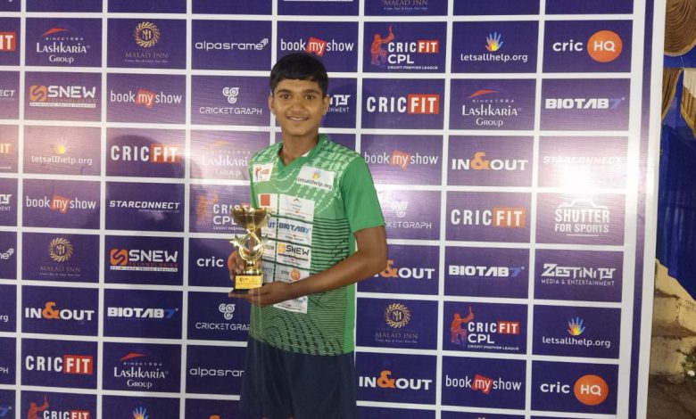 Harsh Aagav Guides Cricfit Academy To U-14 Finals Of CPL 2021