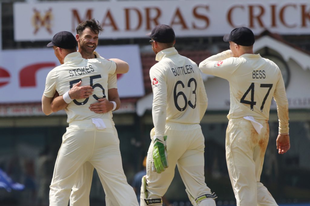 India England win James Anderon