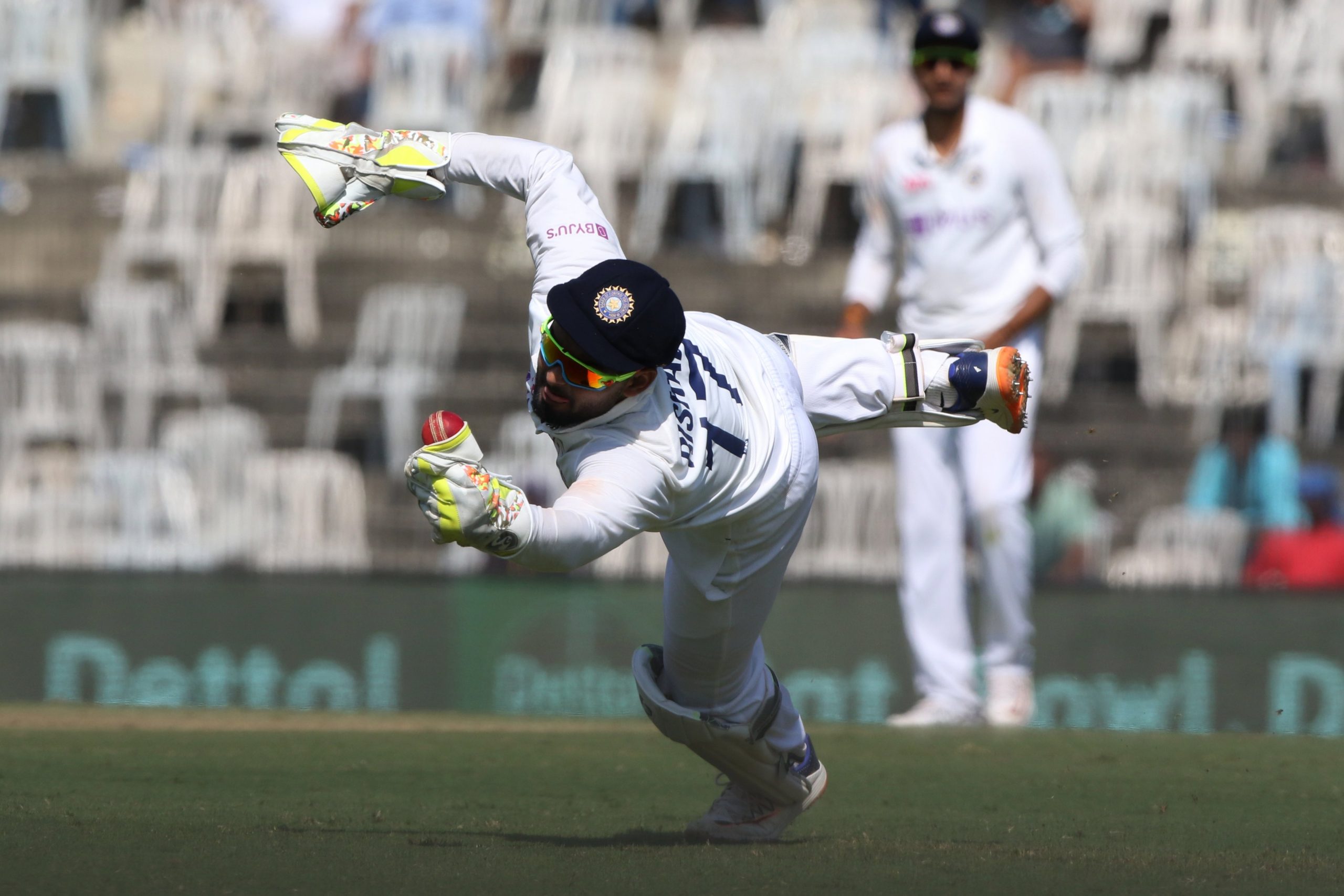 Watch – Rishabh Pant Plucks A One Handed Stunner Twice To Dismiss Both Ollie Pope And Jack Leach