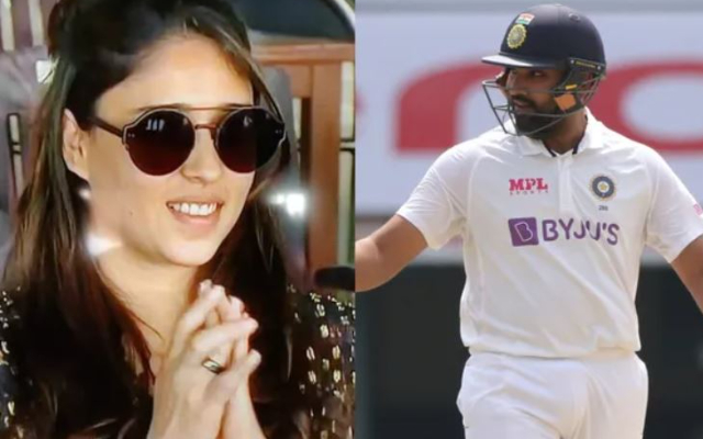 Ritika Sajdeh Applauds Rohit Sharma’s Century Knock From The Stands In Chennai