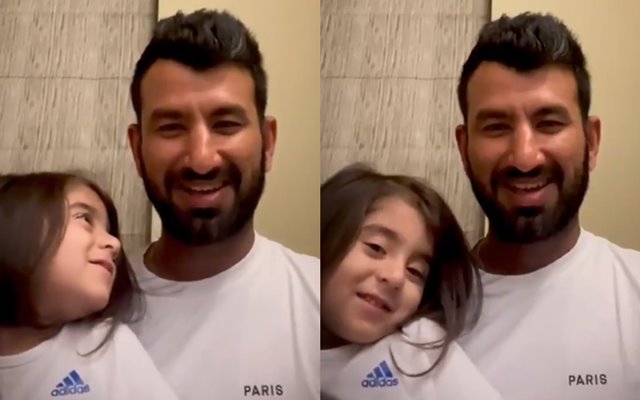 Cheteshwar Pujara’s Daughter Says ‘Unga Thala Superuu’ As He Is All Set To Play Under MS Dhoni At CSK 