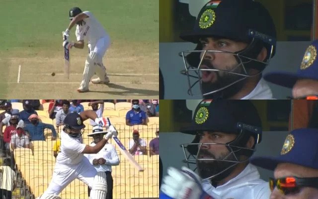 Watch – Virat Kohli Ecstatic After Rohit Sharma Hits An Outstanding Cover Drive