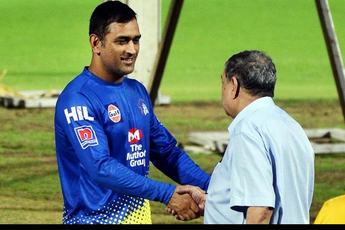 N Srinivasan Reveals Why Chennai Super Kings Persisted With MS Dhoni