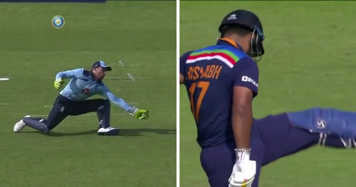 Watch – Jos Buttler Takes A One-Handed Stunner To Dismiss Rishabh Pant