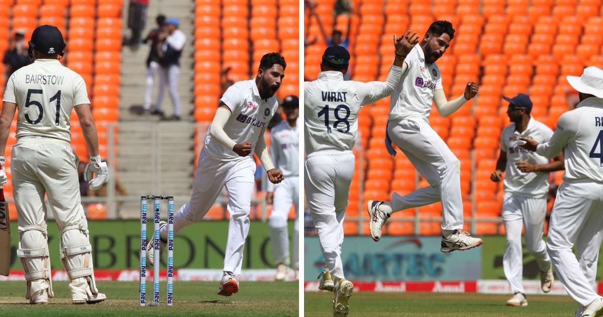 Watch – Mohammed Siraj Traps Jonny Bairstow With A Perfect Inswinger