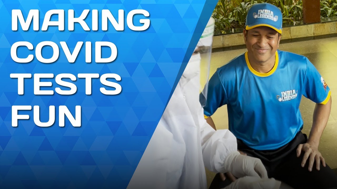 Watch – Sachin Tendulkar Plays A Prank And Scares The Medical Staff During COVID-19 Test