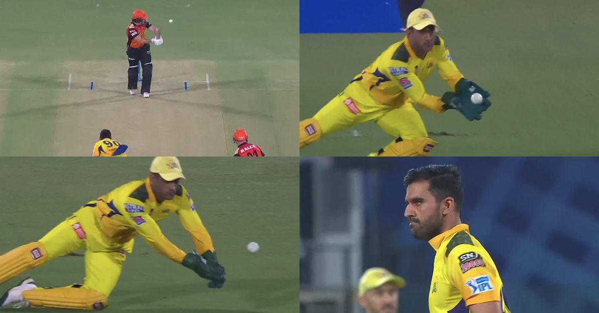 Watch – ‘Angry’ Deepak Chahar Stares At MS Dhoni After A Drop Catch