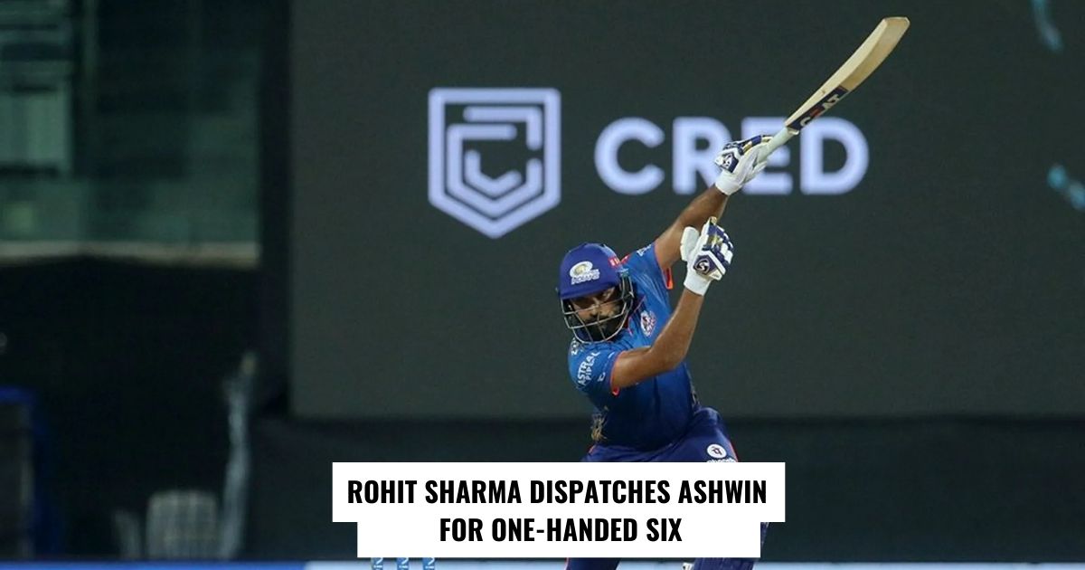 Watch – Rohit Sharma Dispatches Ravichandran Ashwin For One-Handed Six