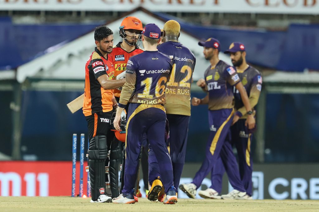 KKR SRH 100th IPL Win