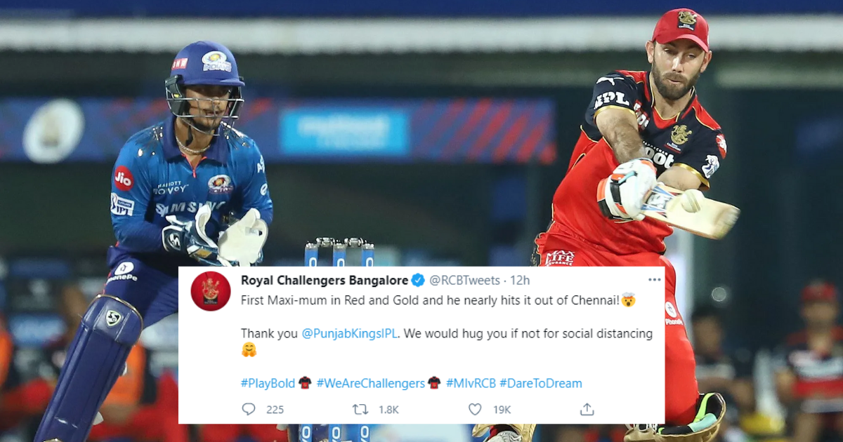 Royal Challengers Bangalore Thank Punjab Kings For Glenn Maxwell; Gets Trolled Later