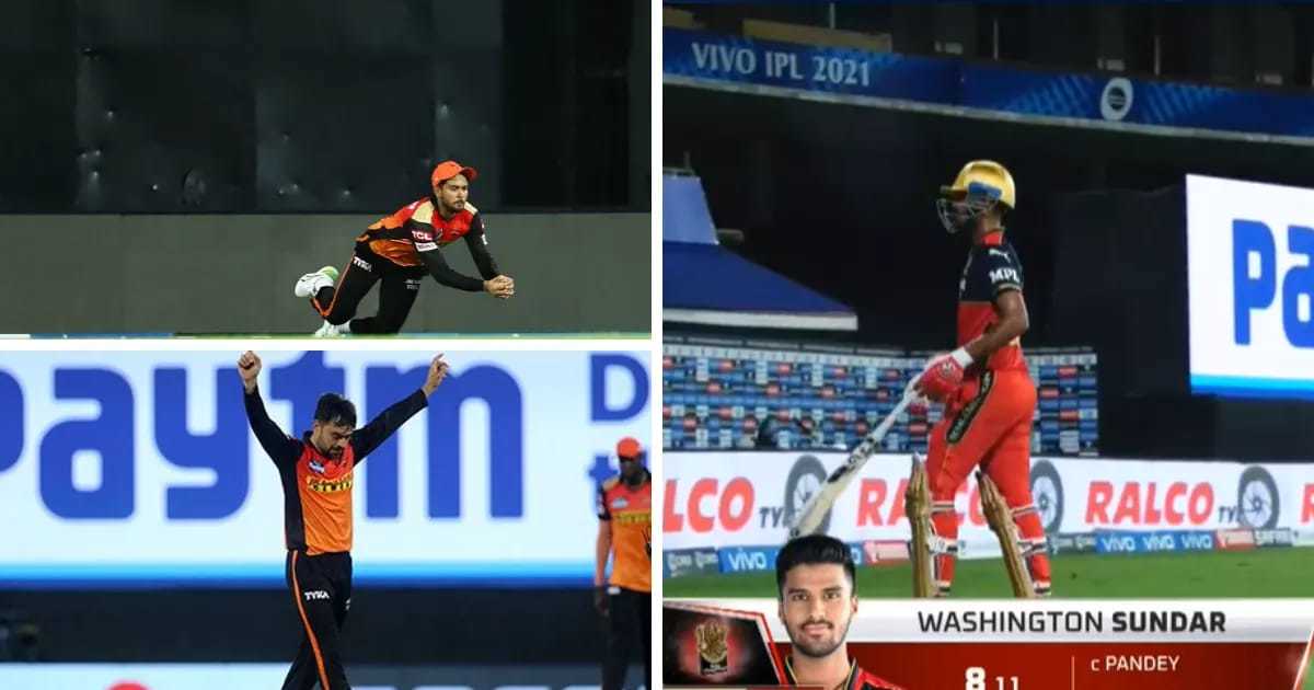 Watch- Manish Pandey Takes A Brilliant Diving Catch To Dismiss Washington Sundar