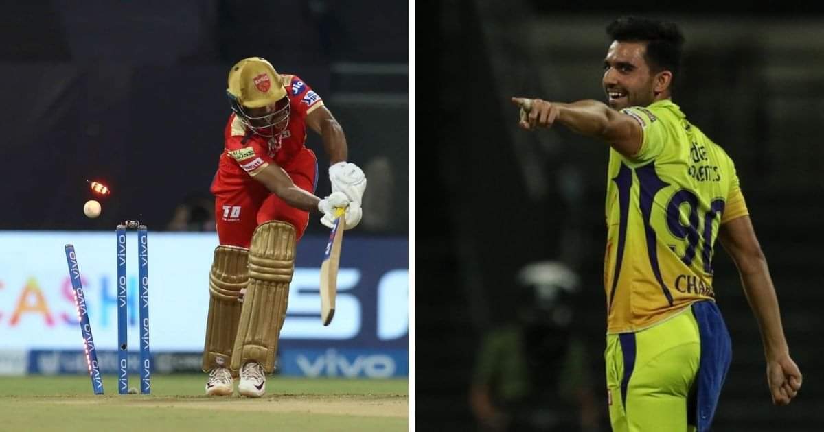 Watch: Deepak Chahar Cleans Up Mayank Agarwal With A Perfect Outswinger
