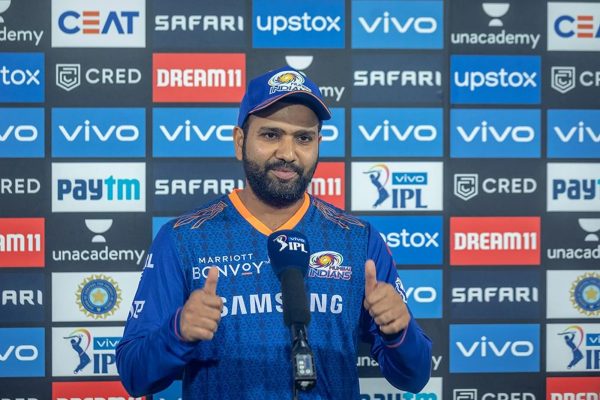 Mumbai Indians Skipper Rohit Sharma Sanctioned For Code Of Conduct Breach