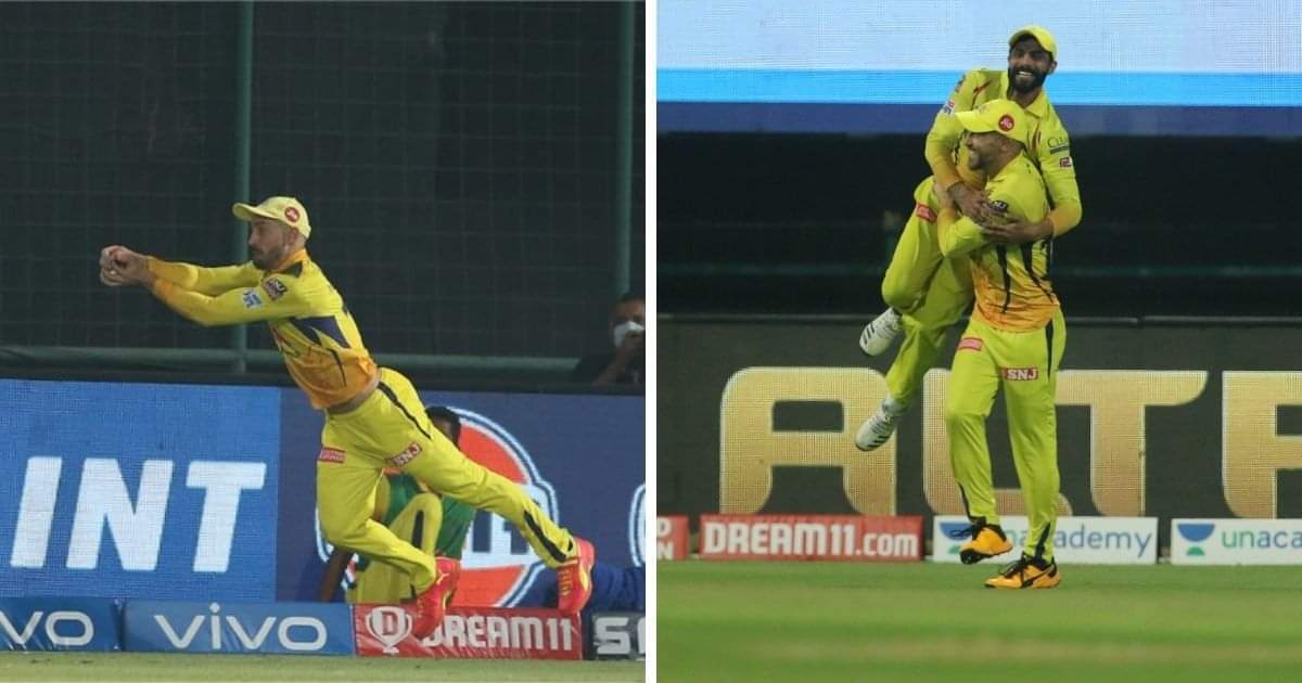 Watch- Faf du Plessis Takes A Blinder At The Boundary To Dismiss Manish Pandey