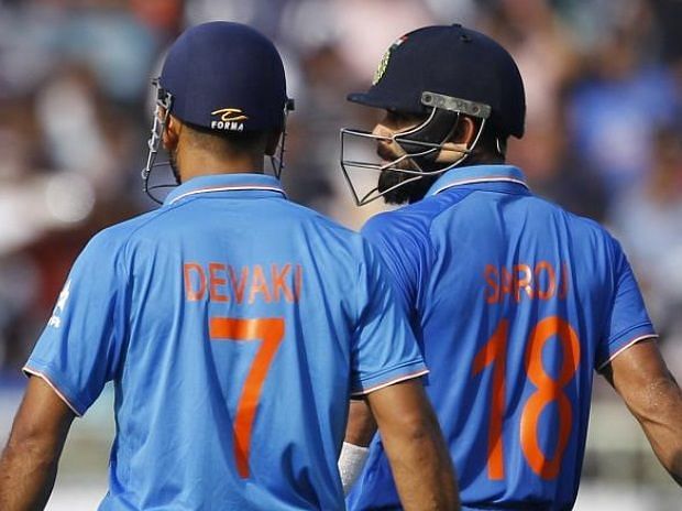 MS Dhoni Indian Cricketers Don Their Mothers' Name (PC- Sportskeeda)