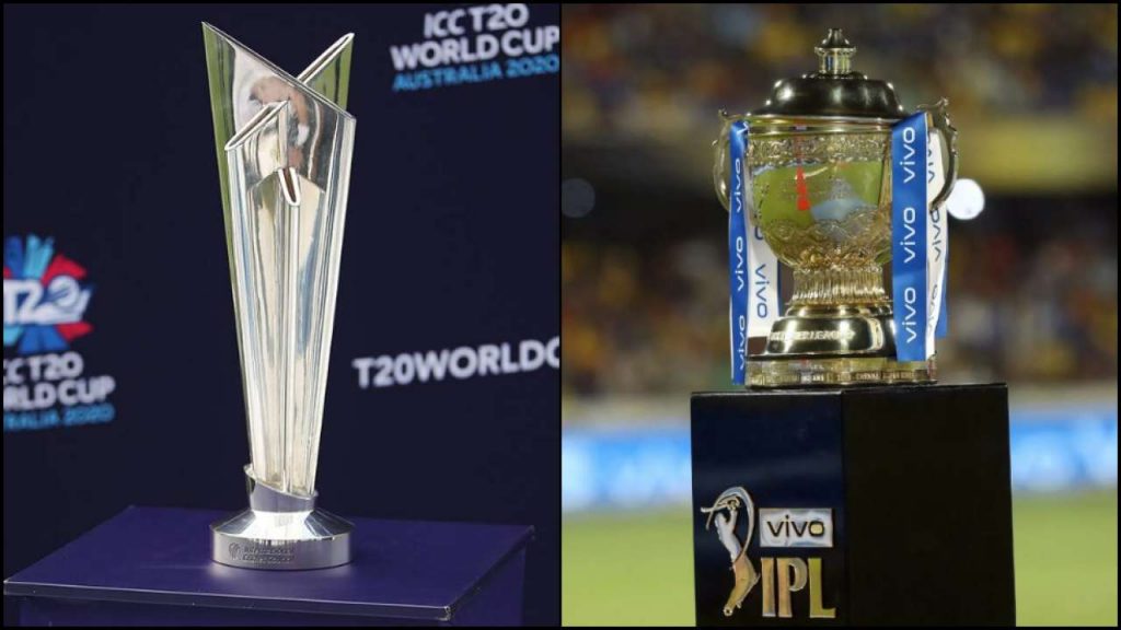 IPL & T20 World Cup trophies