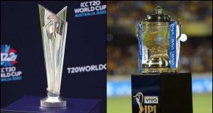 IPL & T20 World Cup trophies