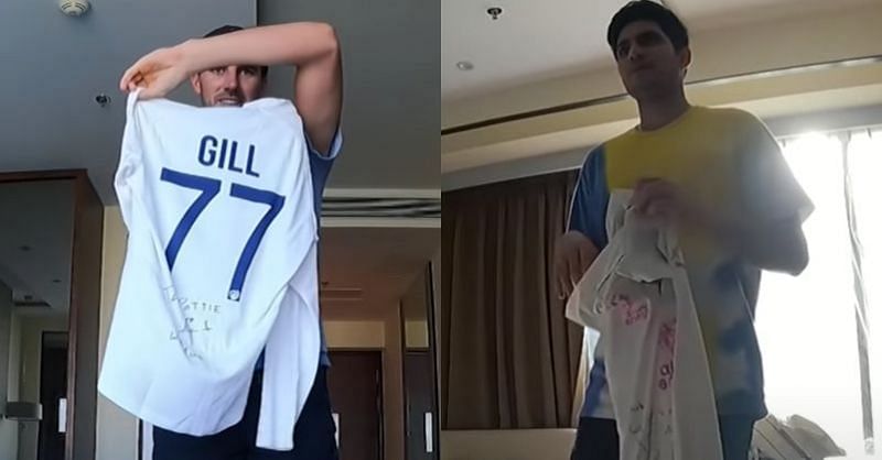 Watch: Pat Cummins Exchanges Test Jersey With Shubman Gill