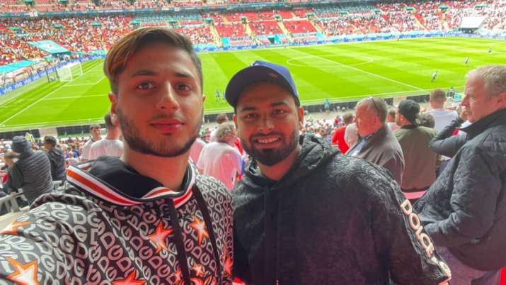 Rishabh Pant Spotted During England-Germany Game Of Euro 2020