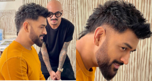 MS Dhoni new look