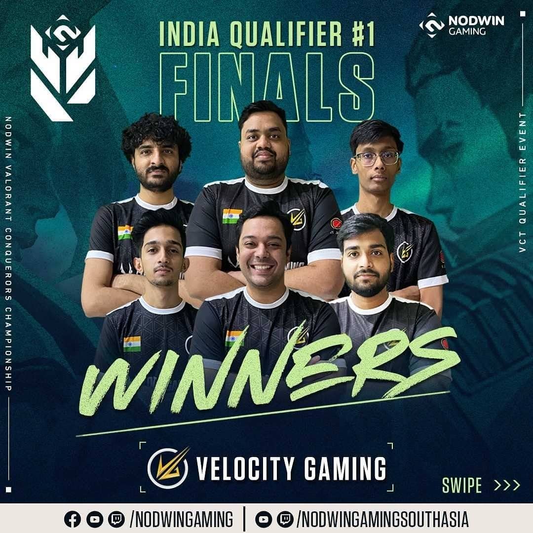 Velocity Gaming Win The VCC India Qualifiers 1
