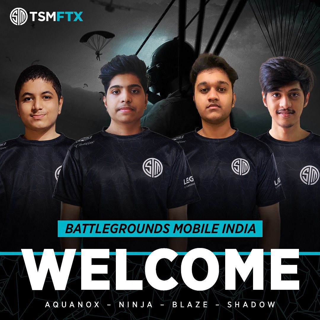 TSM FTX India Announce Their New BGMI Roster
