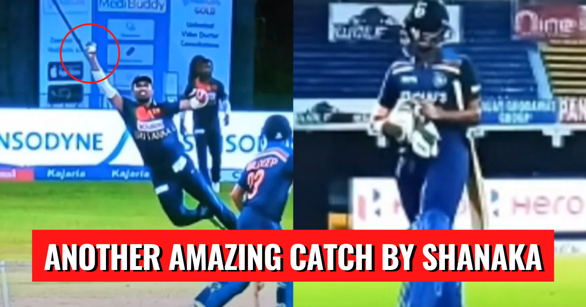 SL vs IND 2021: Watch – Dasun Shanaka Shows Athleticism As He Pulls A Stunner