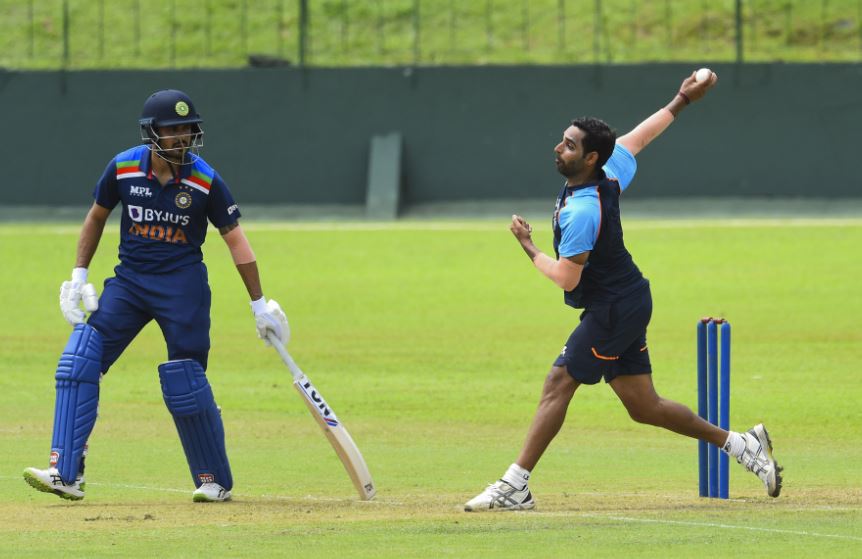 SL vs IND 2021: In Pictures: India Plays Intra-Squad Match Ahead Of ODI Series