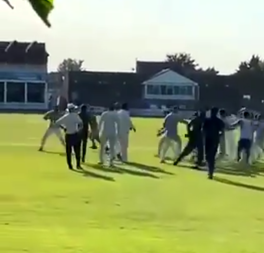 Watch: Fight Breaks Out During Charity Match At Mote Park Cricket Club In Maidstone