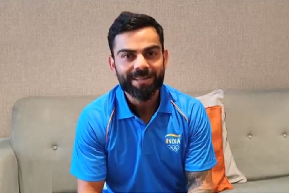 Watch: Indian Skipper Virat Kohli Cheers For Indian Athletes Ahead Of Tokyo Olympics