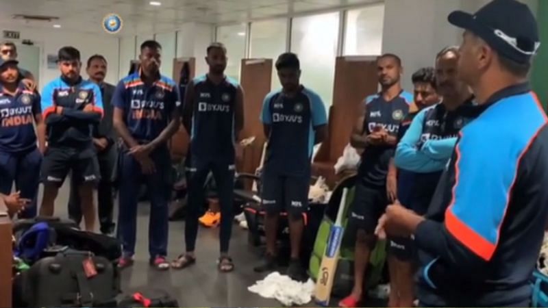 SL vs IND 2021: Watch – Rahul Dravid Gives A Fiery Speech After India Snatch Thrilling Victory