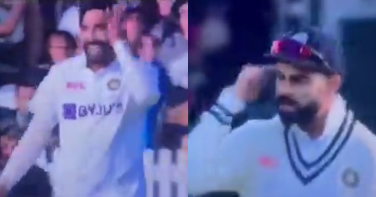 ENG vs IND 2021-WATCH: Virat Kohli and Mohammed Siraj Point Towards Head When James Anderson Comes To Bat At Lord’s