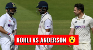 James Anderson vs Virat Kohli