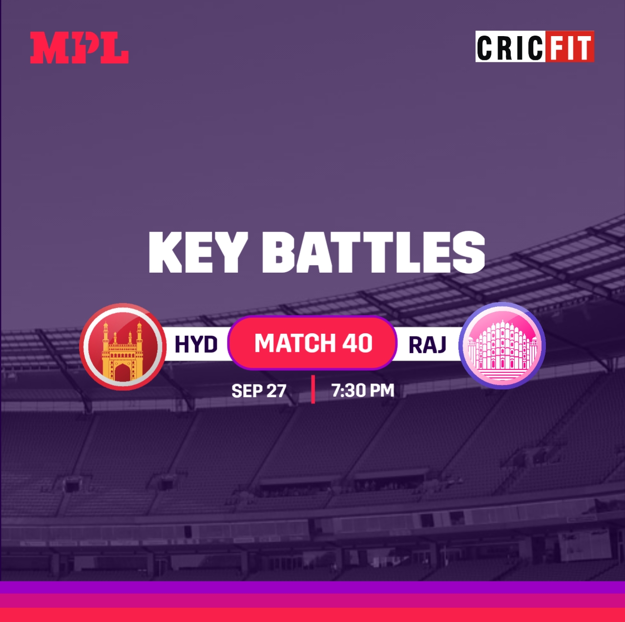 IPL 2021: Match 40 – SRH vs RR – 3 Key Battles To Watch Out In MPL Fantasy Cricket
