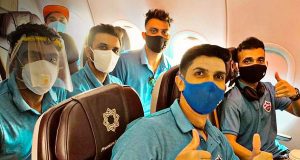 Delhi Capitals players reach UAE